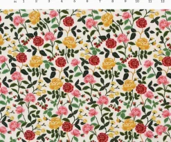Roses Cotton Fabric|RIFLE PAPER Co. Sale