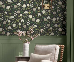 Roses Wallpaper Sample|RIFLE PAPER Co. Fashion