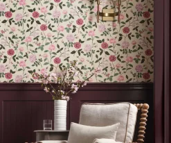 Roses Wallpaper Sample|RIFLE PAPER Co. Discount