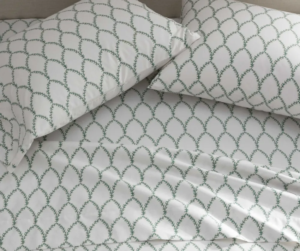 Sateen Fitted Sheet|RIFLE PAPER Co. Clearance