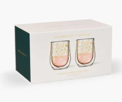 Stemless Glass Set|RIFLE PAPER Co. Fashion