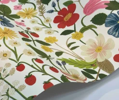 Strawberry Fields Wallpaper Sample|RIFLE PAPER Co. Clearance