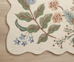 Strawberry Fields Wool-Hooked Rug|RIFLE PAPER Co. Best