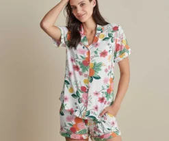 Tencel Modal Button Front Short Set|RIFLE PAPER Co. Best