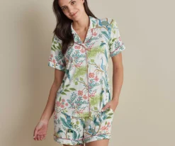 Tencel Modal Button Front Short Set|RIFLE PAPER Co. Online