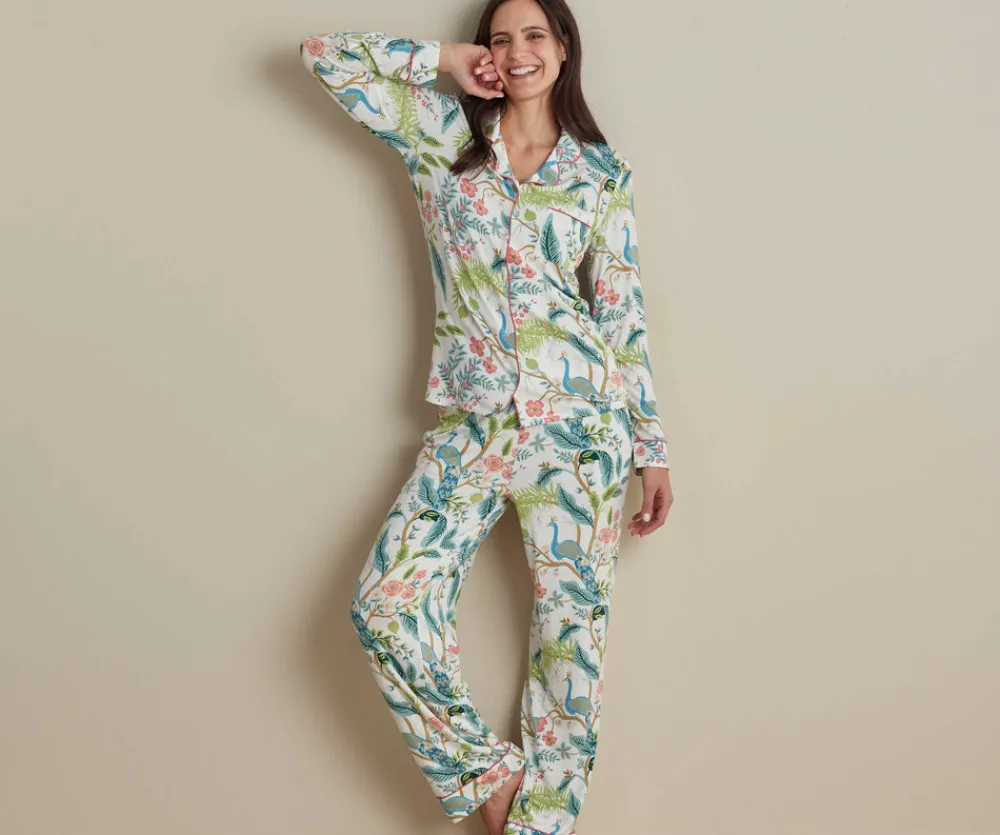Tencel Modal Button Front Long Set|RIFLE PAPER Co. New