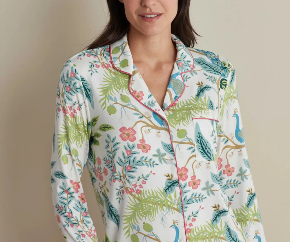 Tencel Modal Button Front Long Set|RIFLE PAPER Co. New