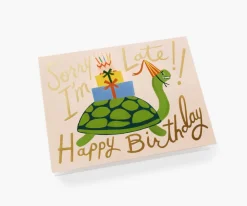 Turtle Belated Birthday Greeting Card|RIFLE PAPER Co. New