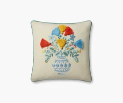 Vase Study No. 5 Embroidered Pillow|RIFLE PAPER Co. Best