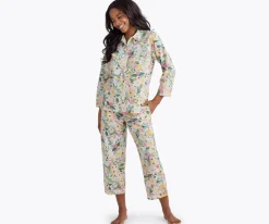 Voile Button Front Crop Set|RIFLE PAPER Co. Sale