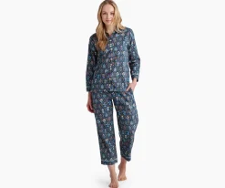 Voile Button Front Crop Set|RIFLE PAPER Co. Clearance
