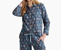 Voile Button Front Crop Set|RIFLE PAPER Co. Clearance