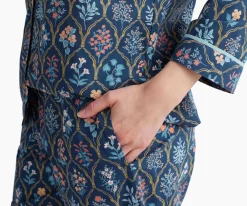 Voile Button Front Crop Set|RIFLE PAPER Co. Clearance