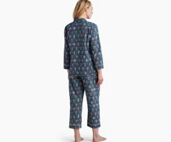 Voile Button Front Crop Set|RIFLE PAPER Co. Clearance