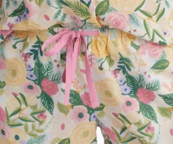 Voile Button Front Short Set|RIFLE PAPER Co. New