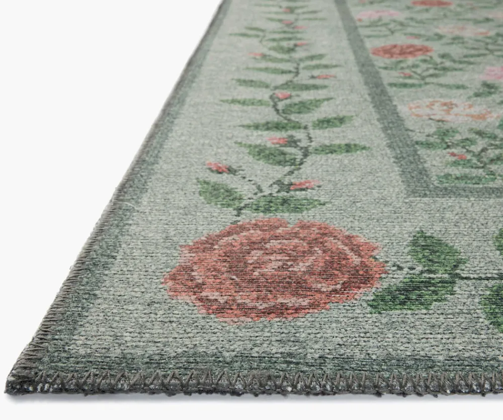 Wildwood Rose Trellis Printed Rug|RIFLE PAPER Co. New