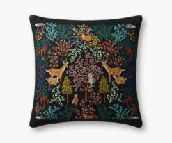 Woodland Forest Embroidered Pillow|RIFLE PAPER Co. Online