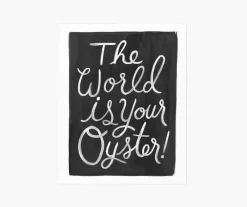 World Is Your Oyster Art Print|RIFLE PAPER Co. Outlet