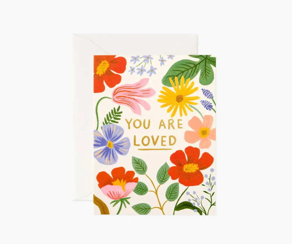 You Are Loved Greeting Card|RIFLE PAPER Co. Online